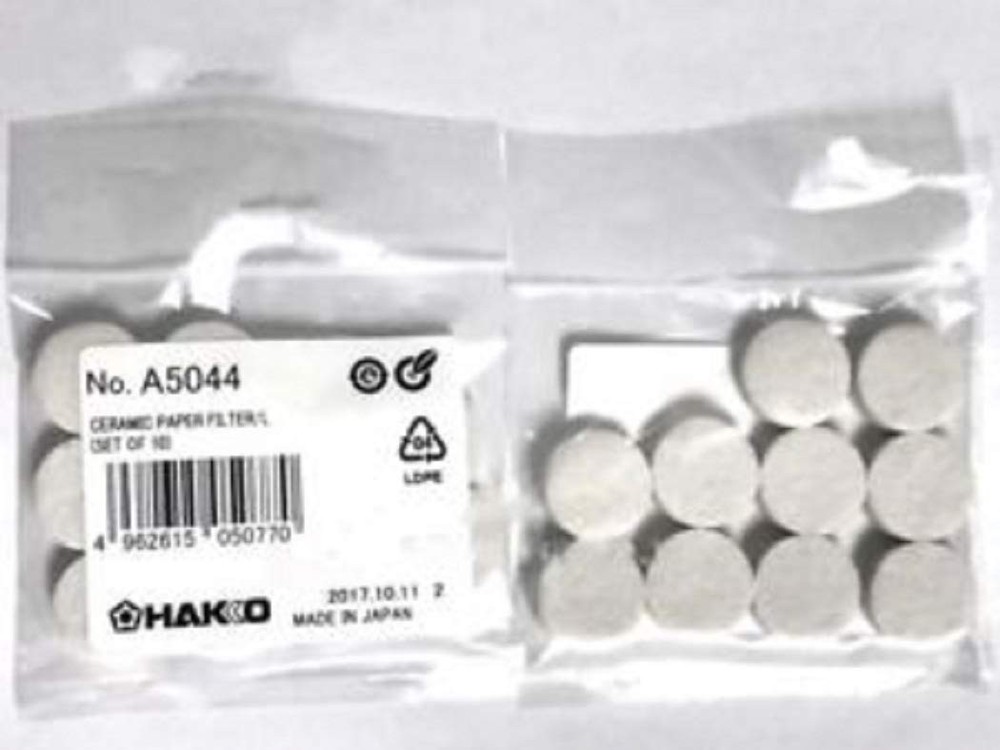 Hakko A5044 Ceramic Filter 10 Pack for Desoldering Tools