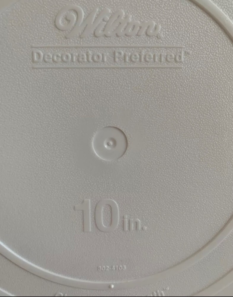 New Wilton Decorator Preferred Smooth Edge Round Cake Separator Plate Multi Size
