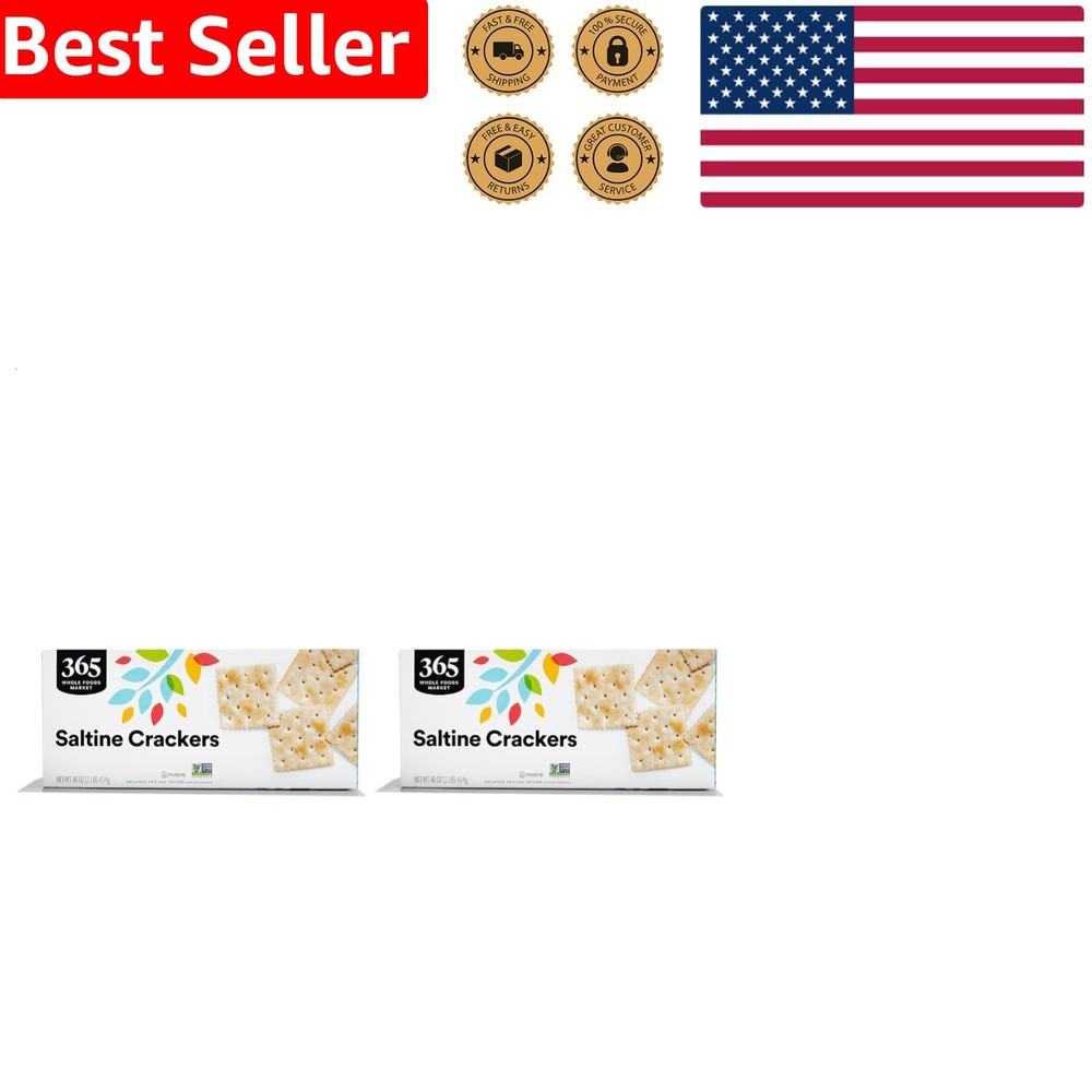 Classic Saltines Crackers 2x16oz Pack Simple Ingredients  Kosher