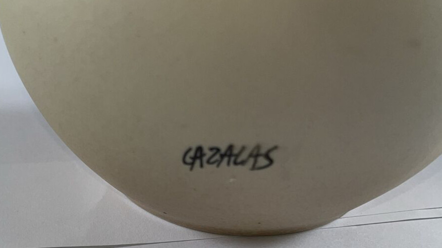 GRES DE FRANCE CAZALA POTTERY JUG signed CHRIS