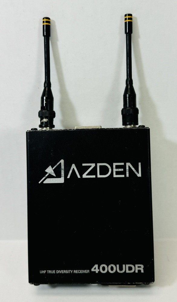 AZDEN 400UDR UHF True Diversity Receiver with Antenna's