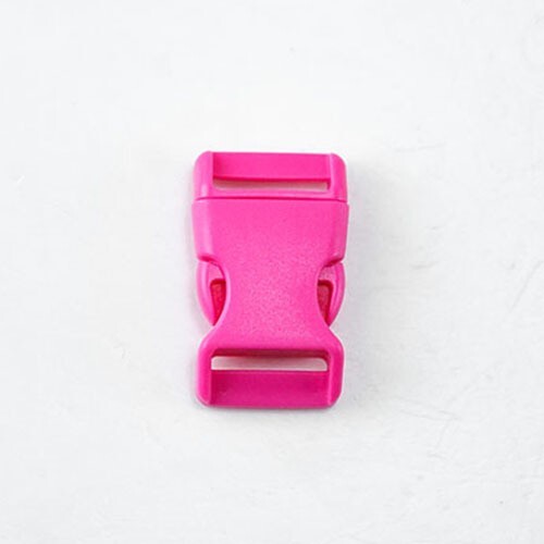 1 Inch/25mm CURVED PINK Quick Side Release Plastic Buckle