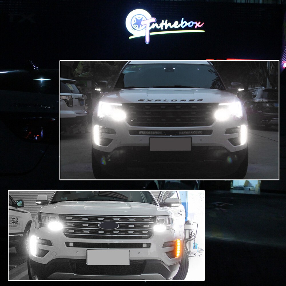 Sequential Switchback LED DRL Turn Signal Lights Kit For 2016-2019 Ford Explorer