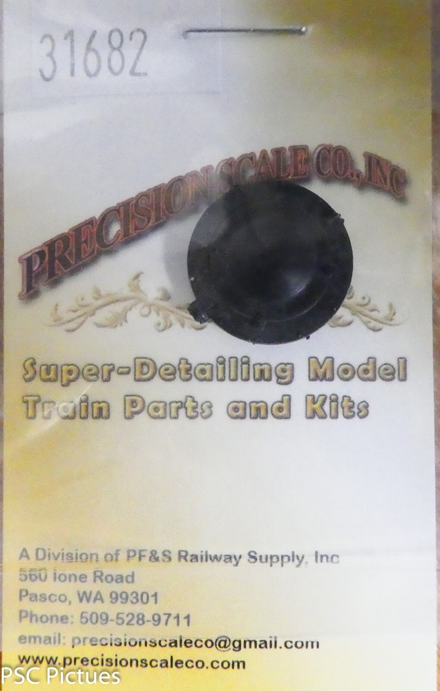Precision Scale HO #31682 Smokebox Front, 54" PRR (Plastic)