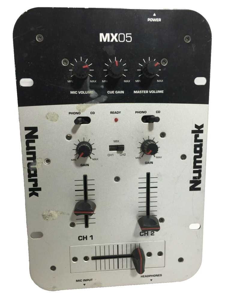 Numark Numark MX05 Pro Audio DJ Mixer CH1/ CH2