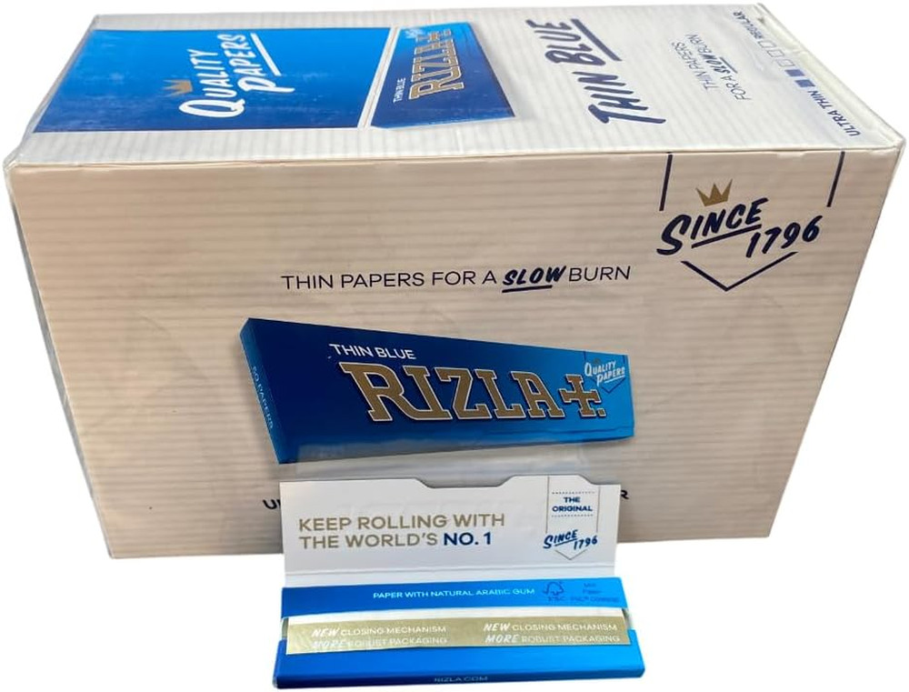 Rizla Blue Regular Rolling Papers 70Mm 50 Packs