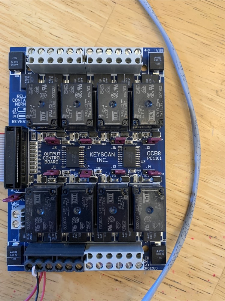 Dormakaba Keyscan Access OCB-8 Output Control Board Relay Board Tested & Working