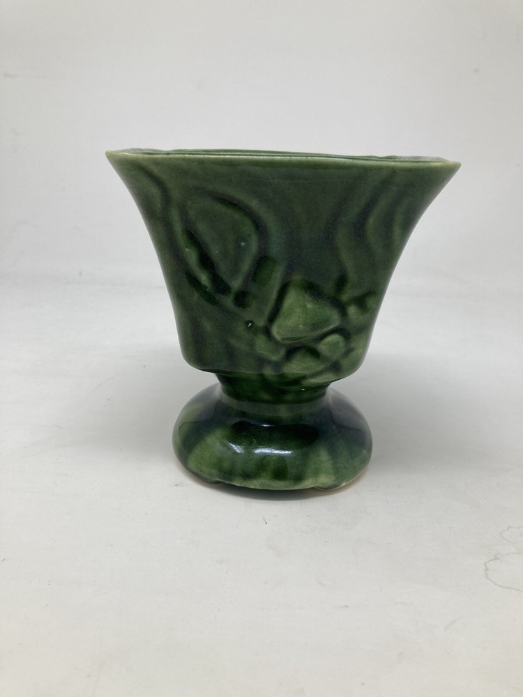Green Vimtage 5-1/4 inch planter