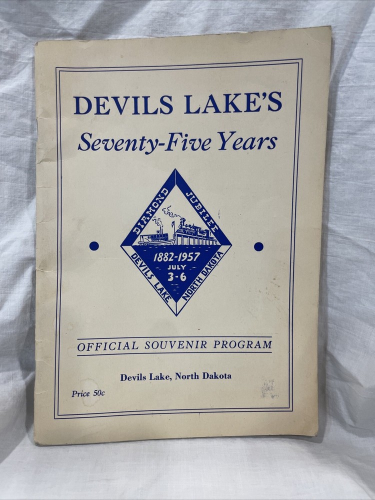 Devils Lake ND Official Souvenir Program 1957