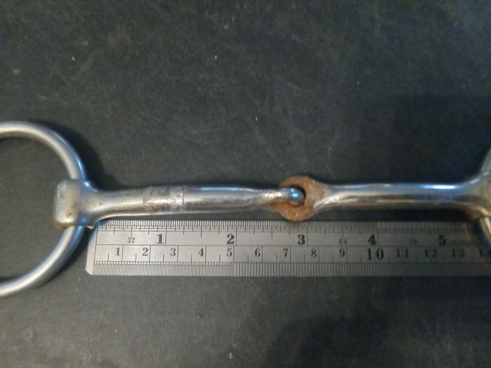 used loose ring snaffle bit mouth 5 1 /4