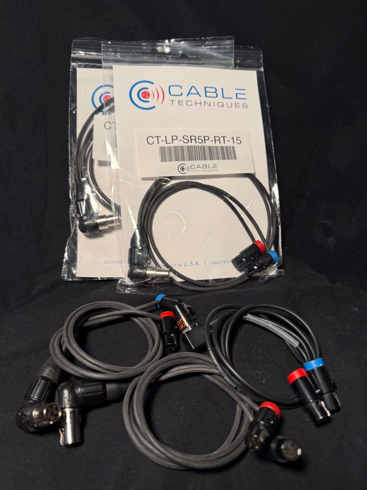 Low-Profile cable for Lectrosonics SRc5P/SRb5P outs to TA3 Inputs