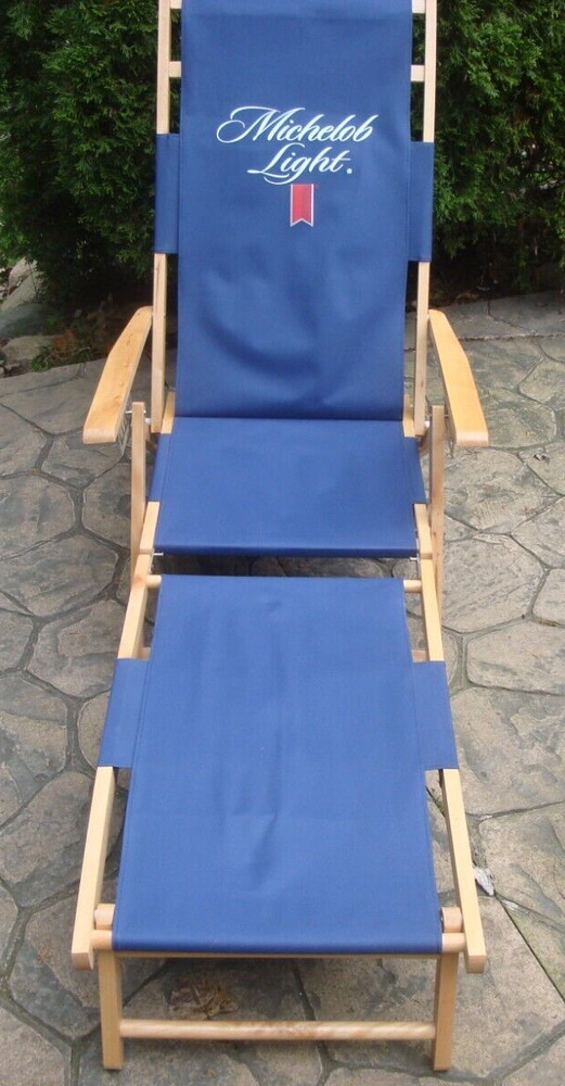 Wood Framed Michelob Light Two-Piece Chase Lounge EX