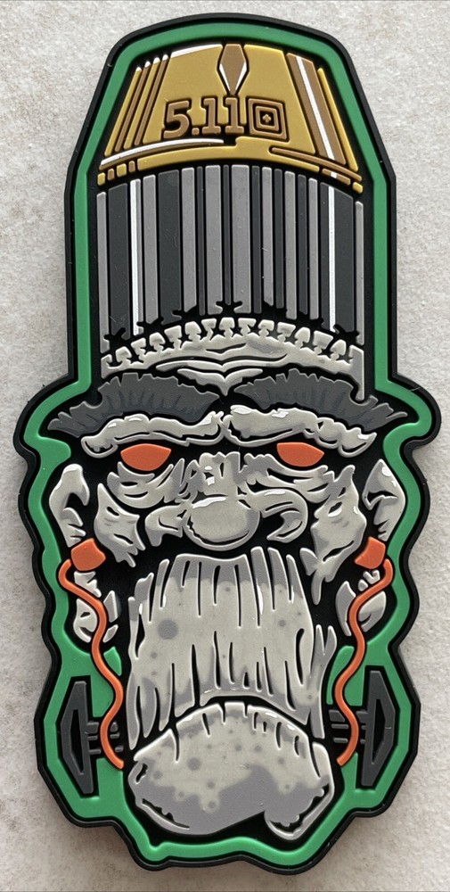 *BRAND NEW* 5.11 BULLET BRAIN PATCH FRANKENSTEIN HOOK BACKING