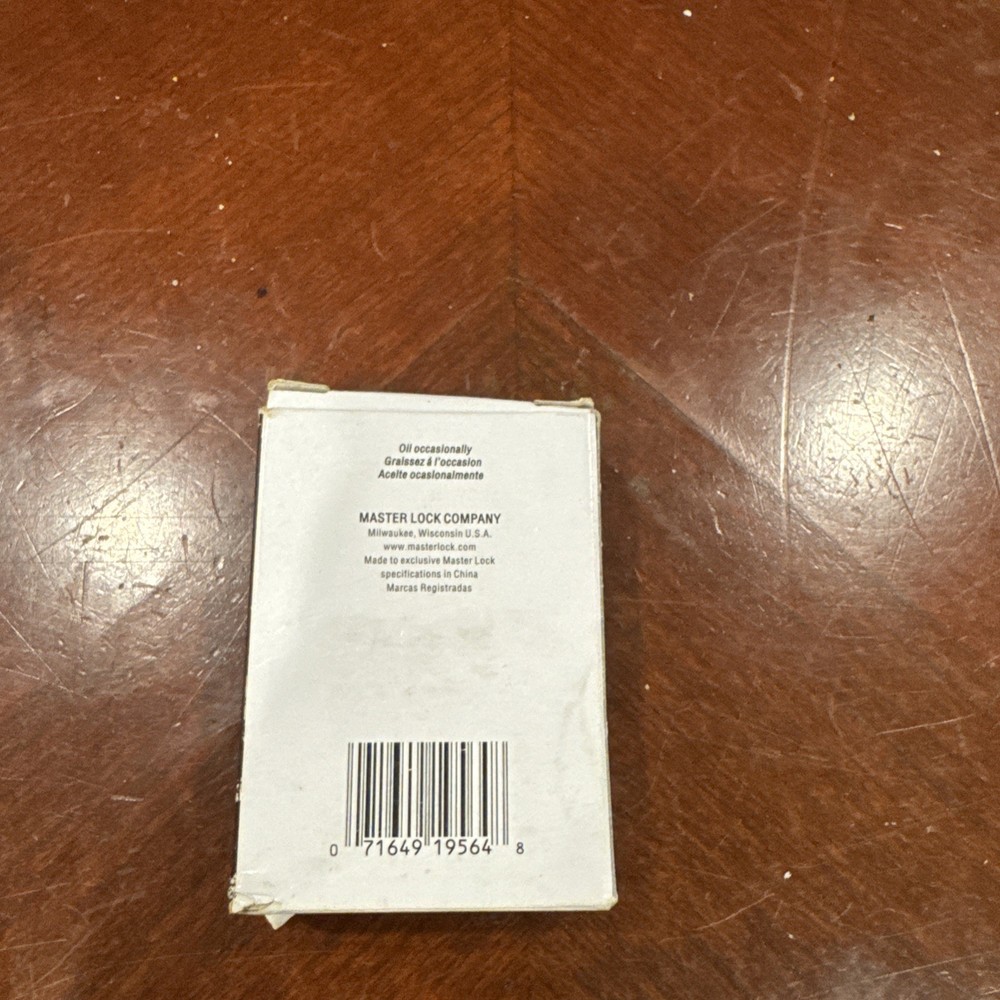 Master Lock 178 Set/Reset Combination Padlocks Gray