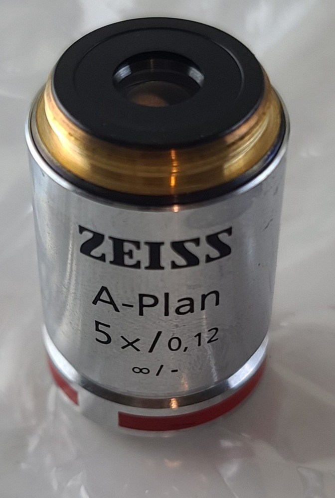 Zeiss A-Plan 5x/0.12 infinity/- Microscope Objective 44 10 20
