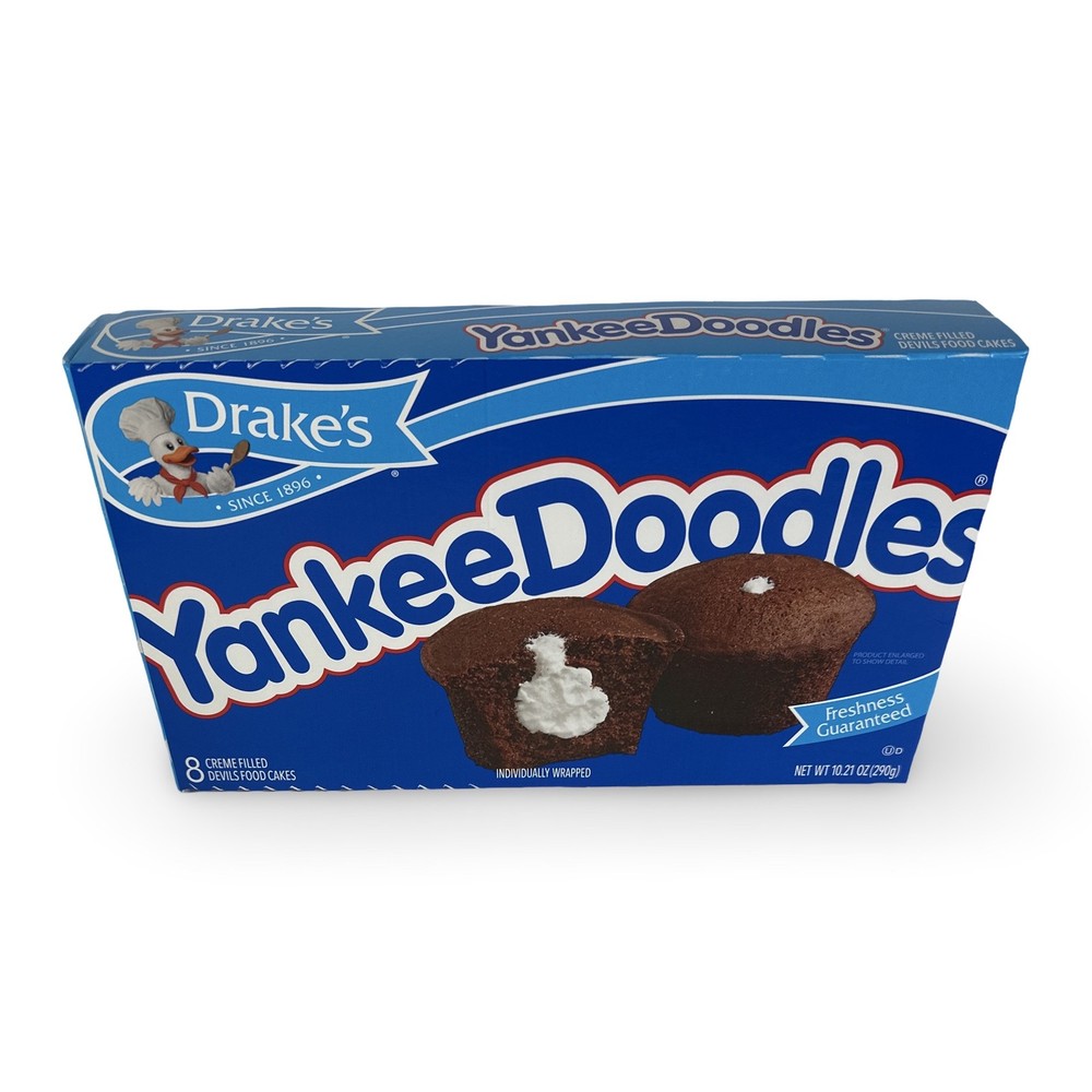 Drake's and Wonder Snack Cakes Multipack Box, Featuring Cupcakes, Yodels, Devil