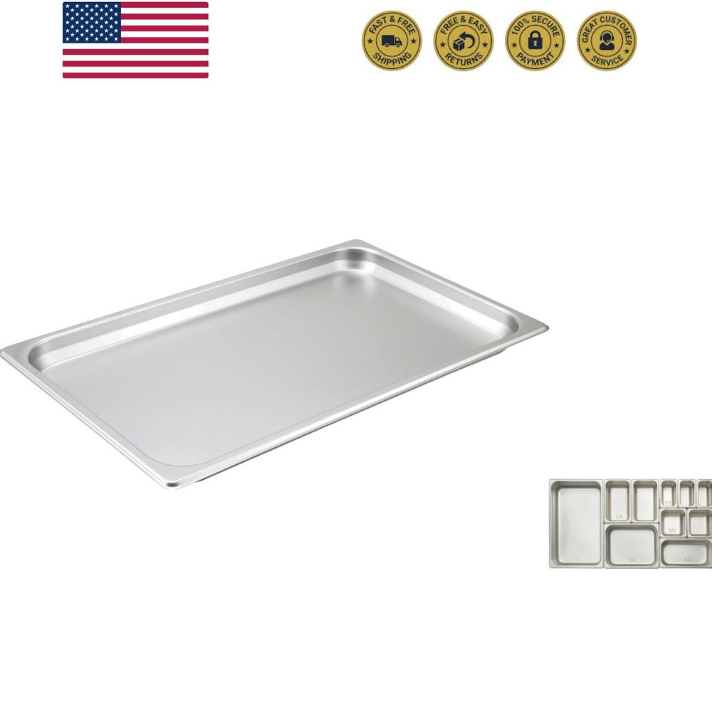 1-1/4-Inch Pan, Full,Stainless Steel,Medium
