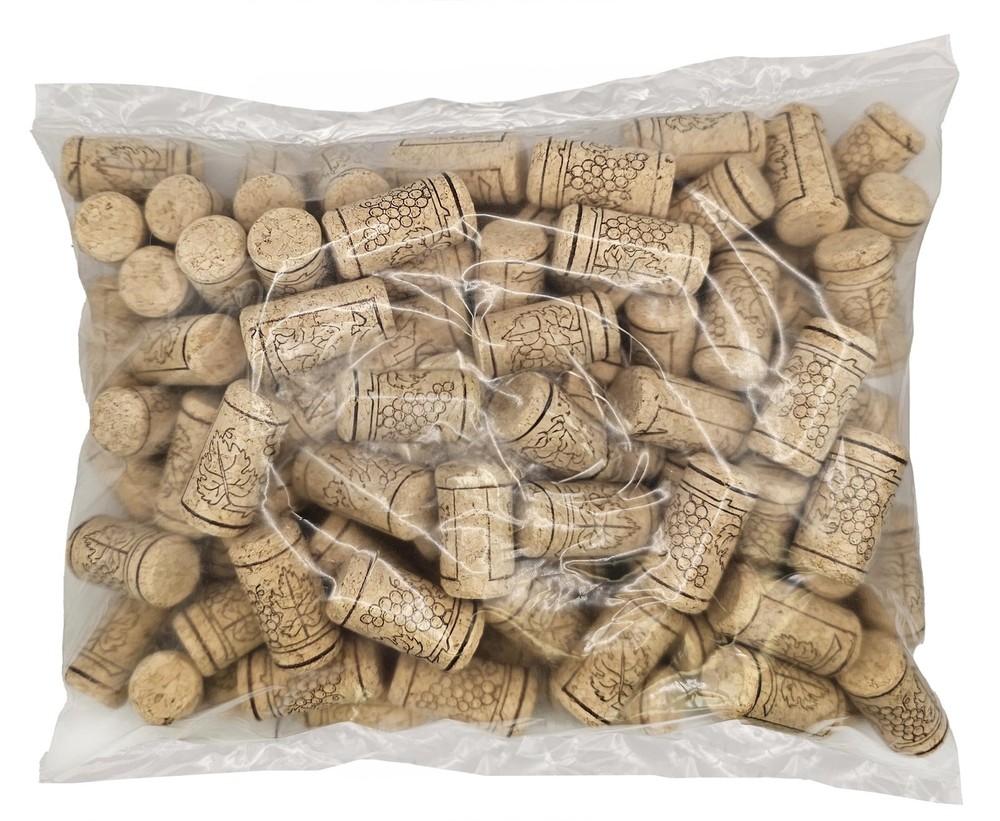 #8 x 1-3/4 First Quality Straight Wine Corks 100/Bag