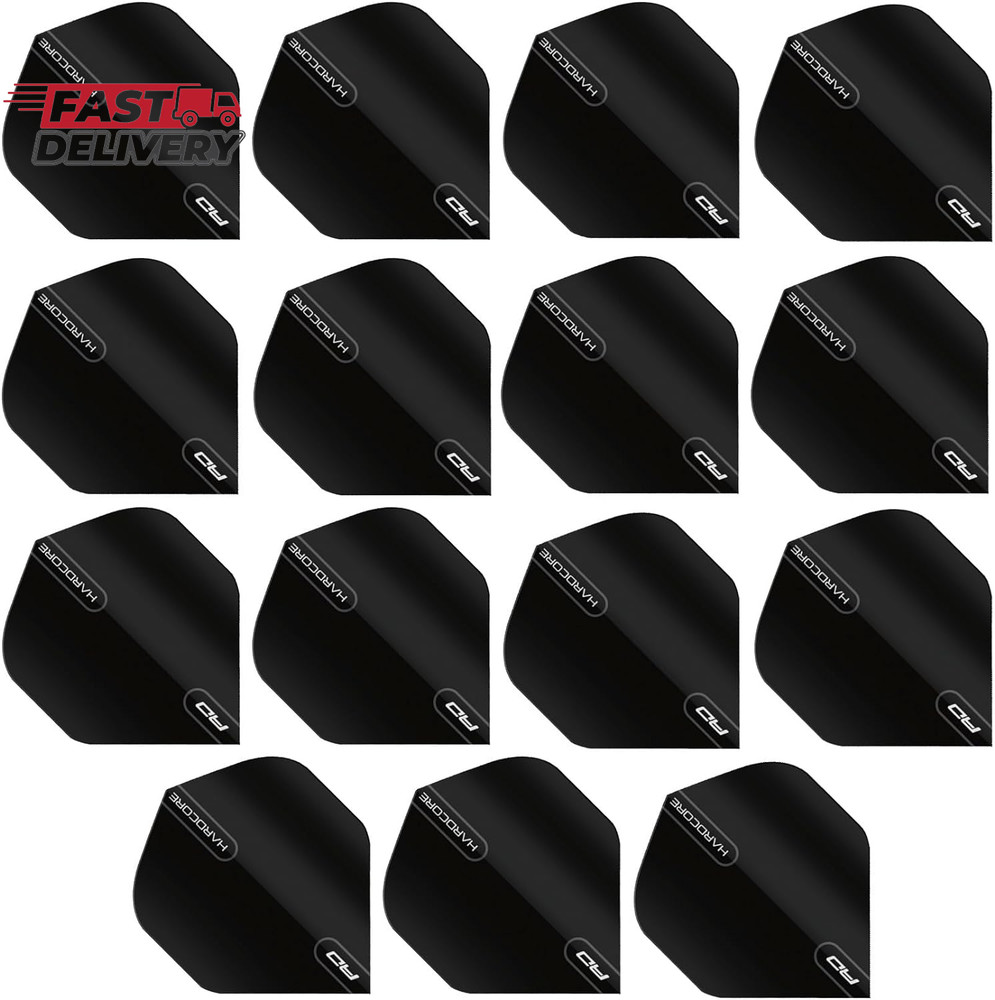 RED DRAGON Hardcore XT Patterned Extra Thick Standard Dart Flights - 5 Sets per