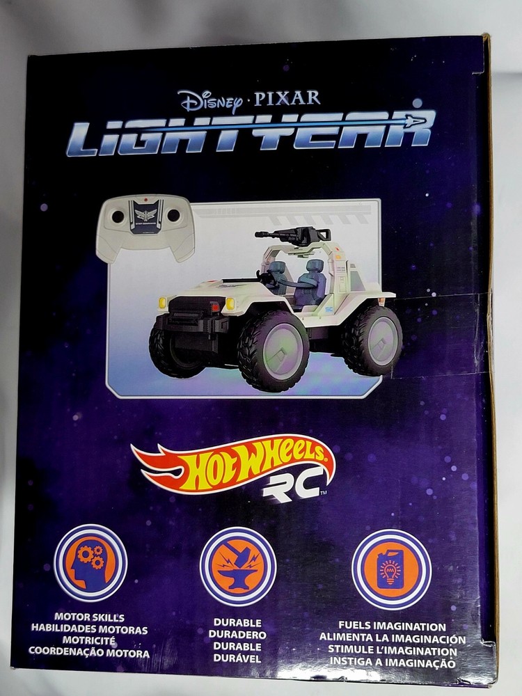 Lightyear Hotwheels R/C Disney Pixar Space Command Remote Control Vehicle