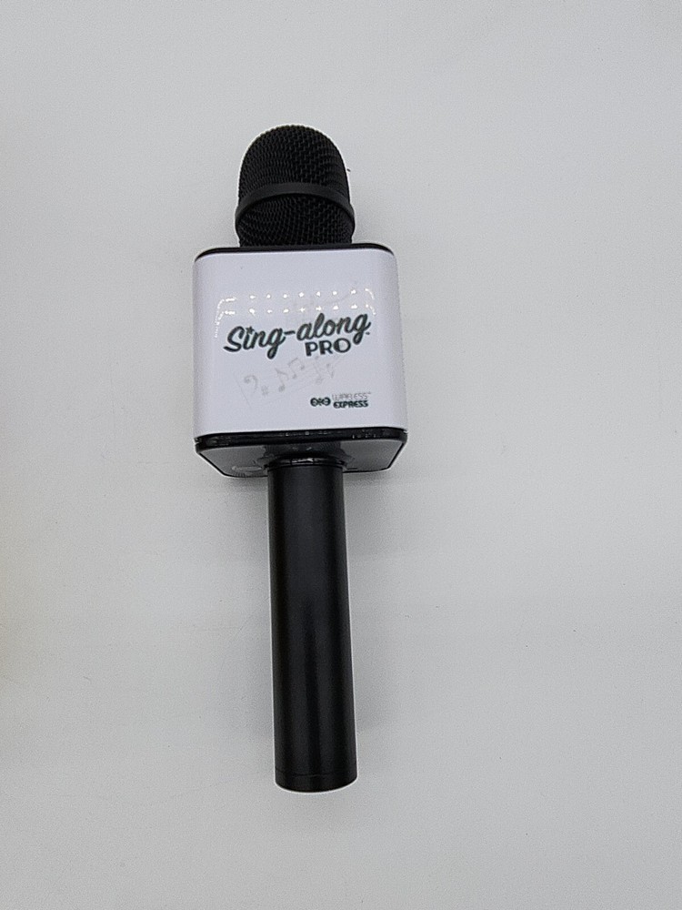 Sing-along Pro Bluetooth Microphone - Wireless Karaoke Microphone - Black