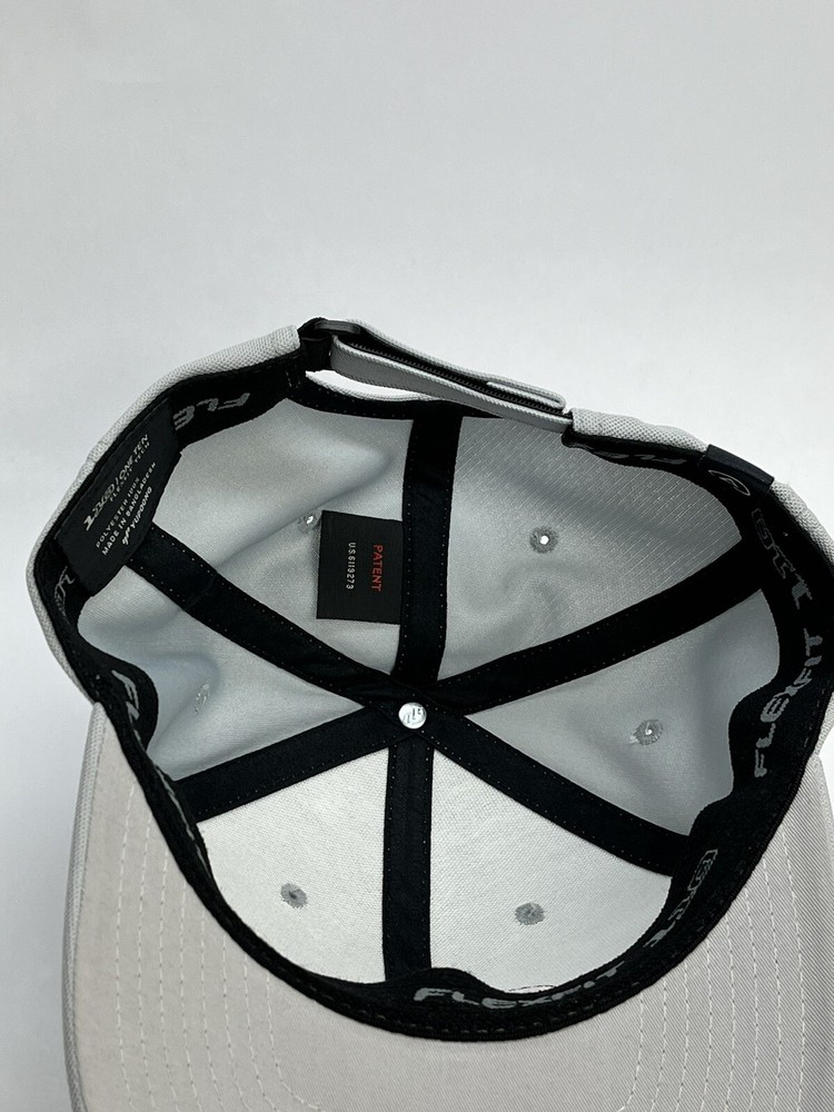 110 One Ten Flexfit Tech Gray Golf Hat Nuterra Patch Strapback