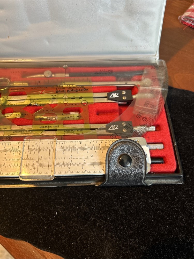 Vintage Lutz US Government Drafting Set