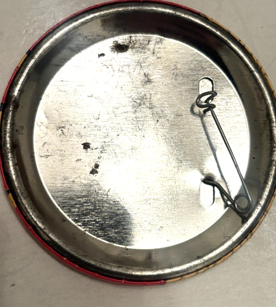 Vintage McDonalds Super Size It Pinback Button - Large 3 Inch !