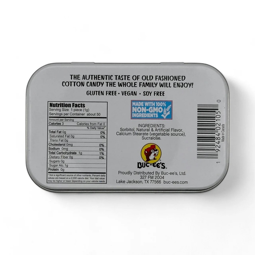 Buc-ee's Mints- Cotton Candy (4 Pack)