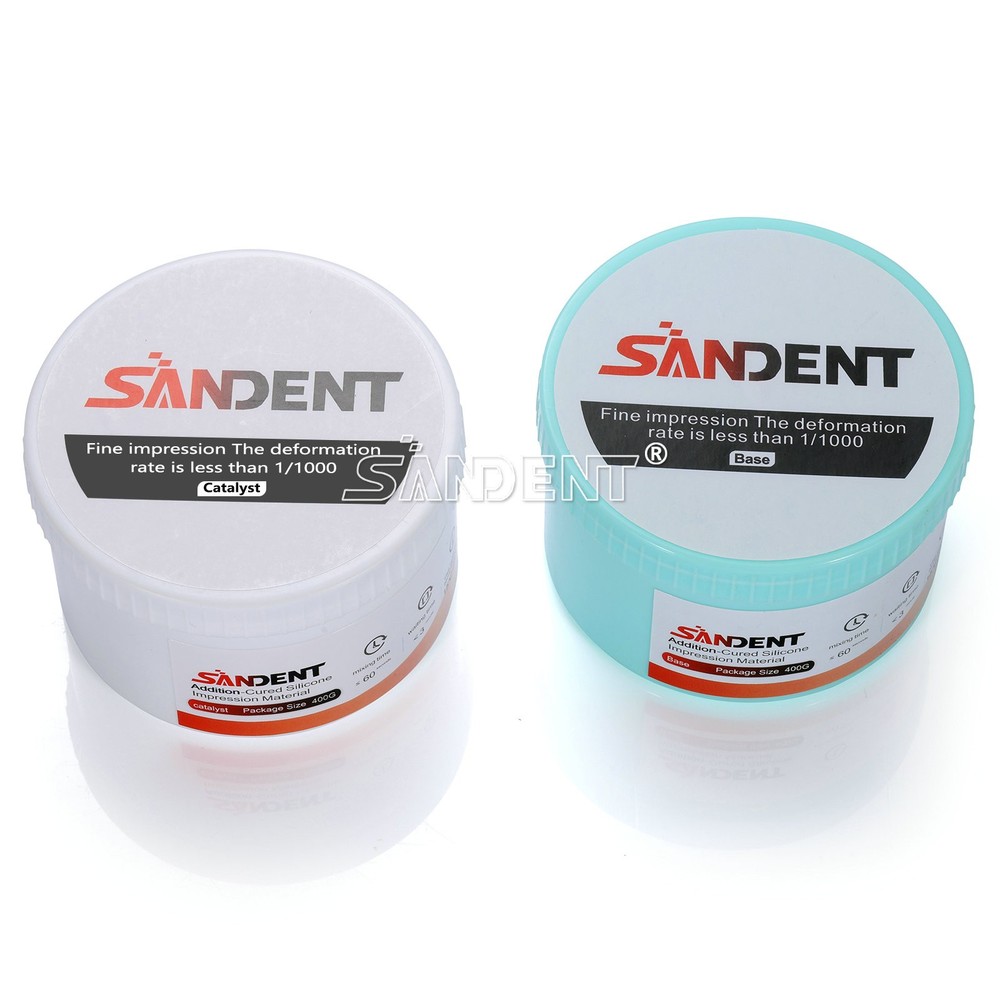 SANDENT Dental Impression Putty VPS Regular Set 2 Pack