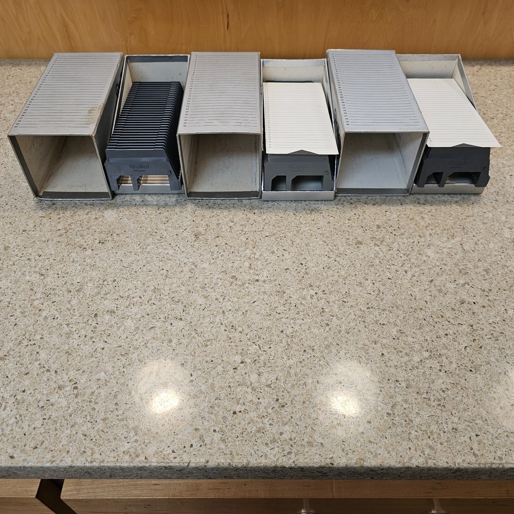 Rollie Medium Format Slide Trays x 3 with Free Shipping