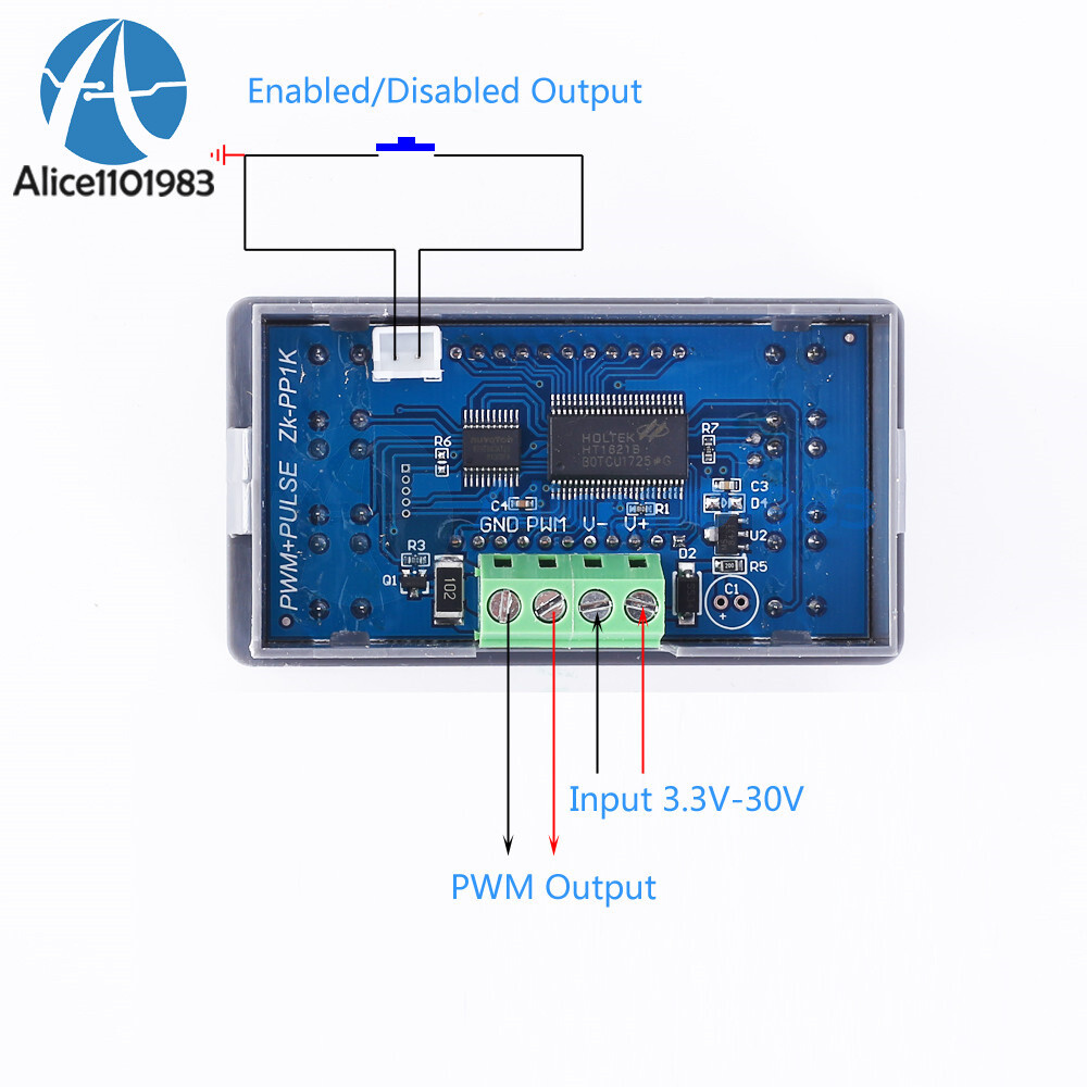 Adjustable Square Wave Generator PWM Pulse Frequency Duty Cycle Digital Module