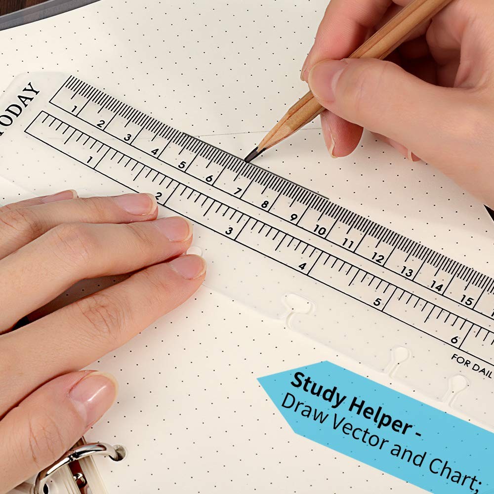 LEOBRO A5 Paper, Dotted Paper for Binder, Planner Inserts, with Off-White