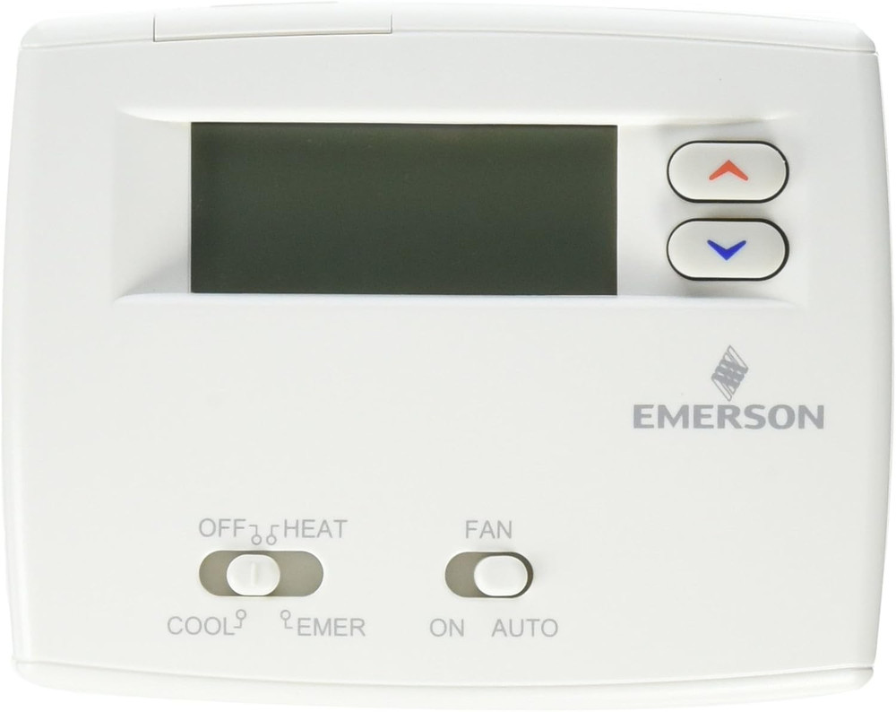 1F89-0211 2" Heat Pump Non-Programmable Thermostat, Blue
