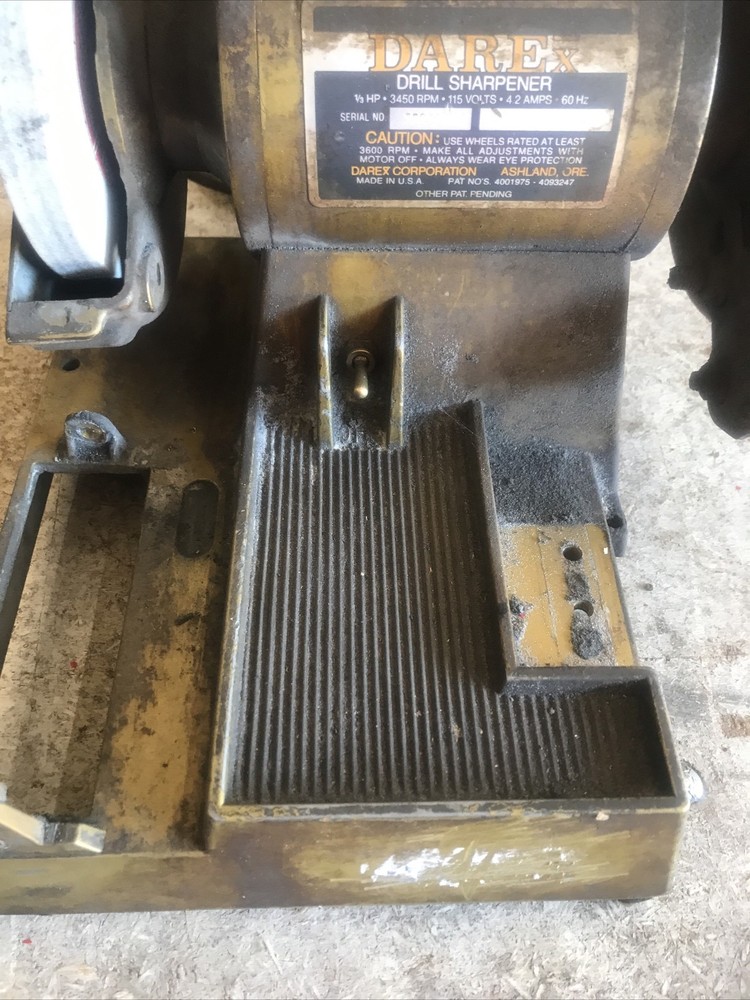 DAREX DRILL SHARPENER GRINDER Motor Tested