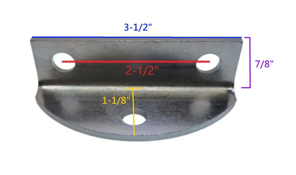 EZ Loader Boat Trailer Roller Arm Bunk Assembly Mounting Bracket 250-021993-02