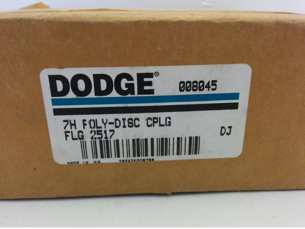 DODGE 008045 7H POLY-DISC COUPLING FLANGE, NIB
