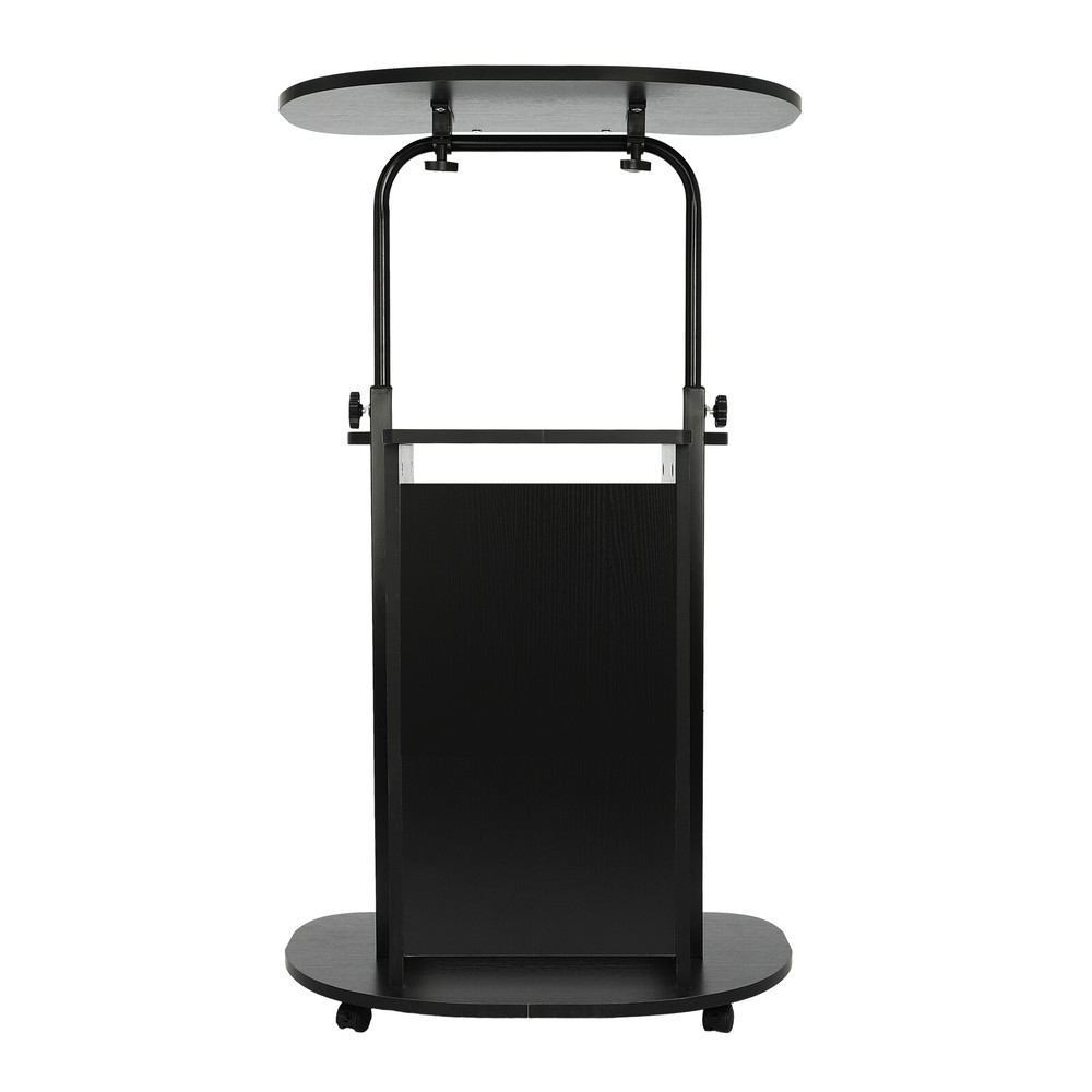 Portable Height Adjustable Presentation Stand with Rolling Wheels