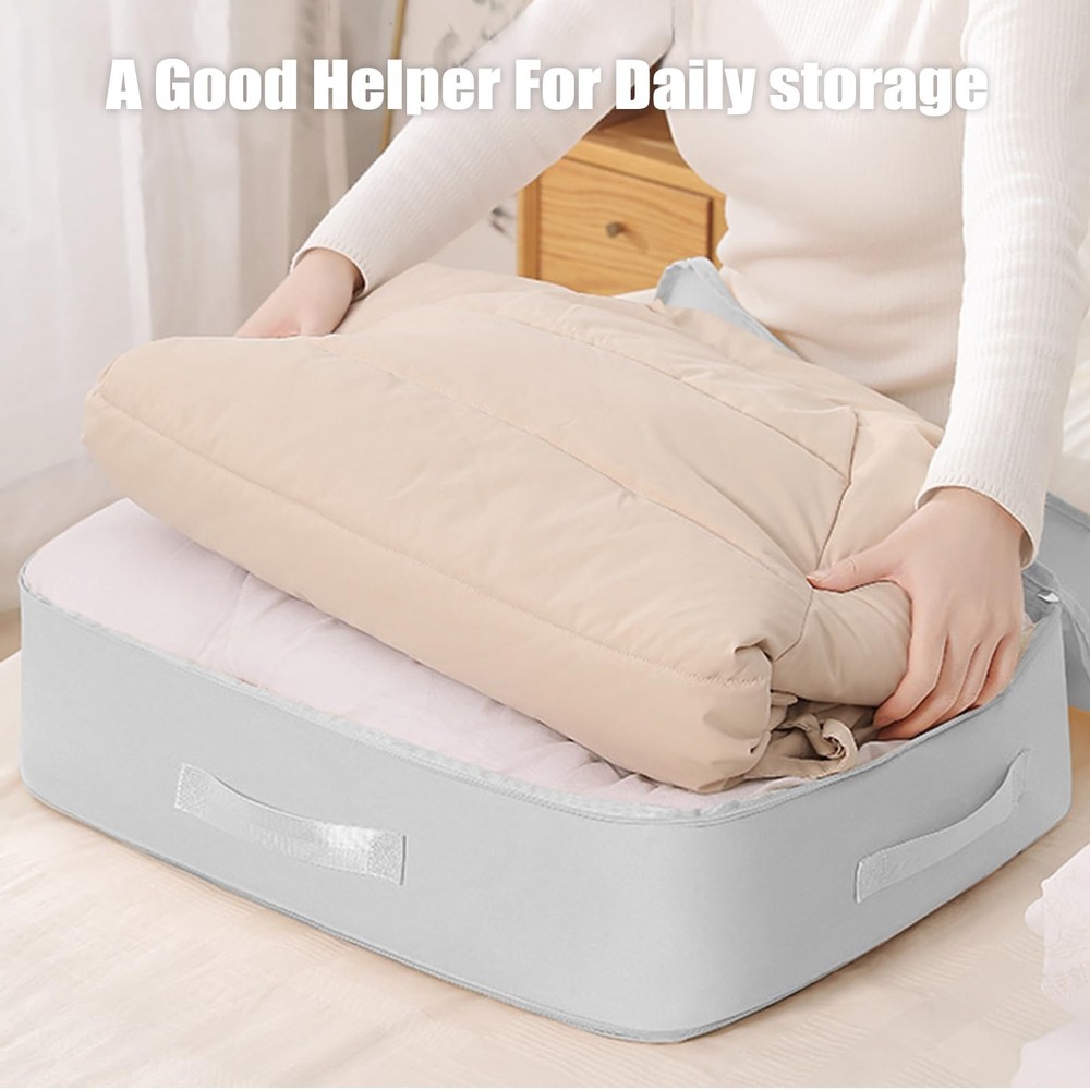 Ultra Space Saving Self Compression Storage Bags for Organizer, Large Heavy D...