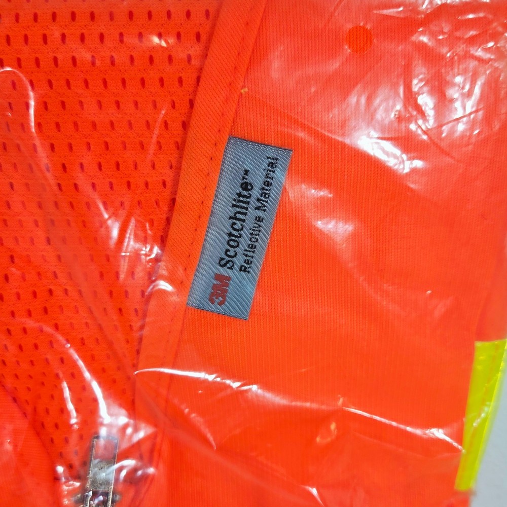 OccuNomix LUX-SSLSDZ Type R Class 2 Solid/Mesh Gloss Surveyor Safety Vest