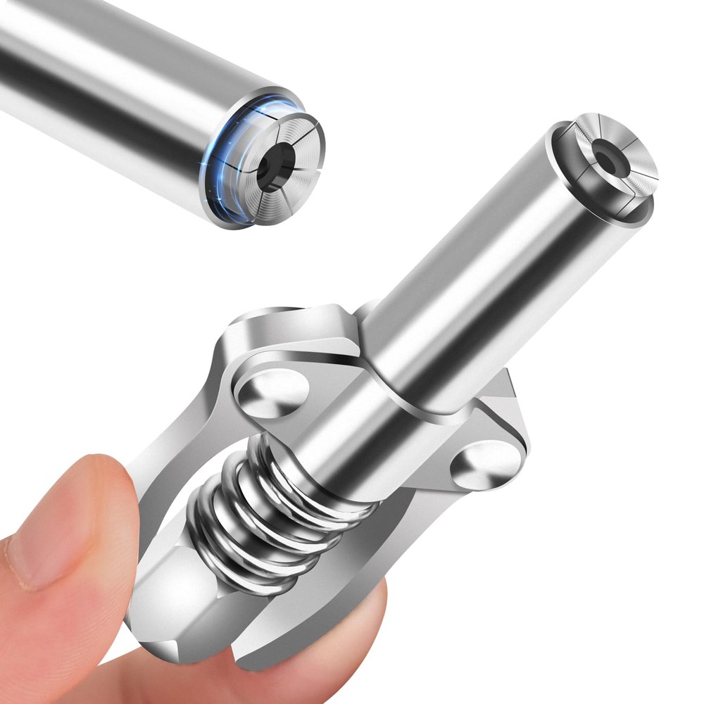 Grease Gun Coupler Double Handle Quick Lock Release Grease Tip End Coupler