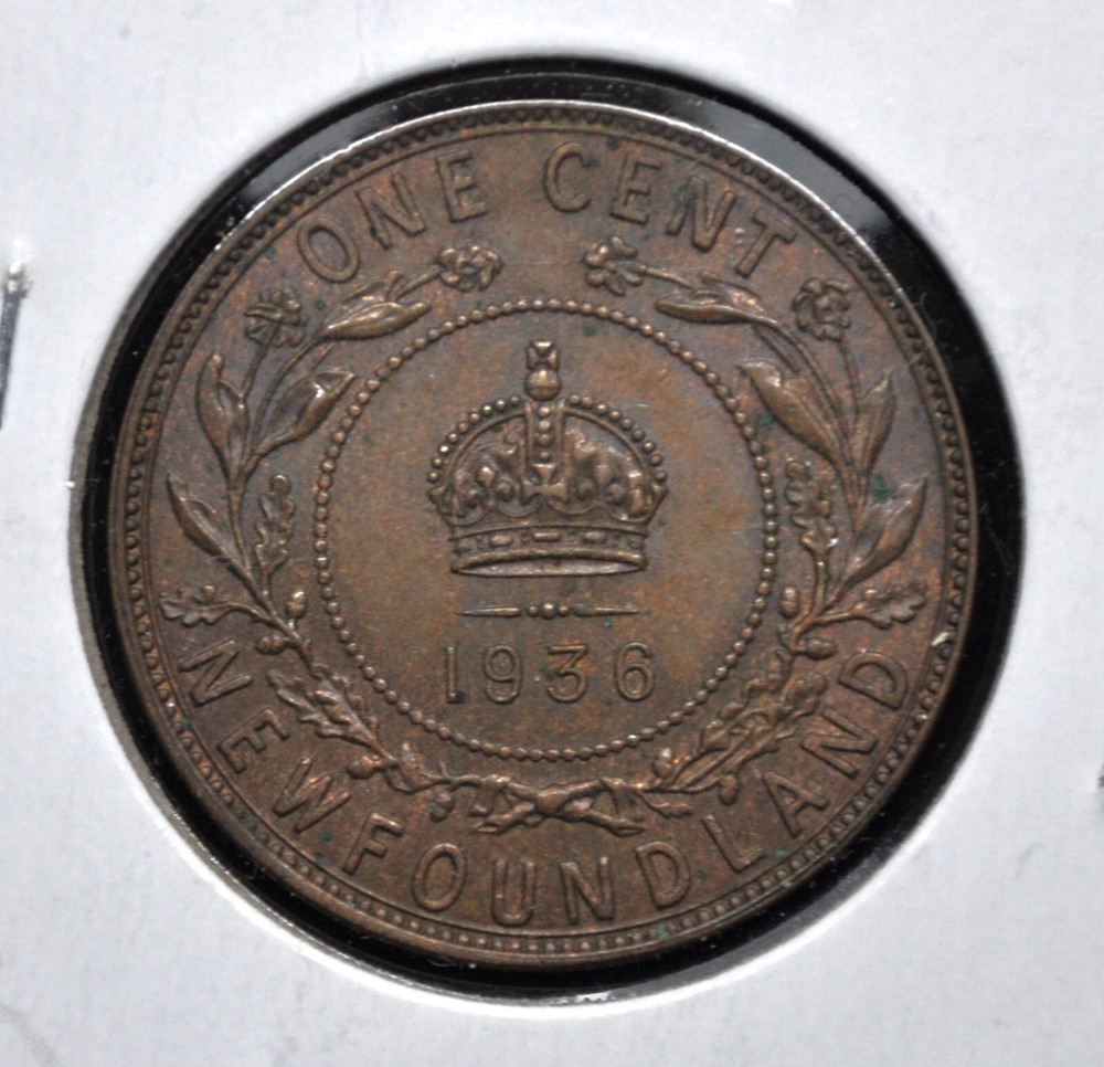 1936 Newfoundland One Cent