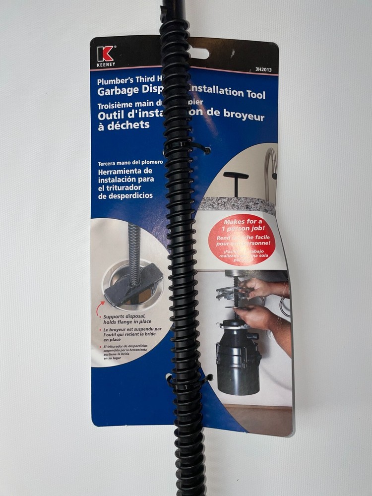 Plumber’s Third Hand 25" Tool For Under Sink Garbage Disposal Garburator 3rd