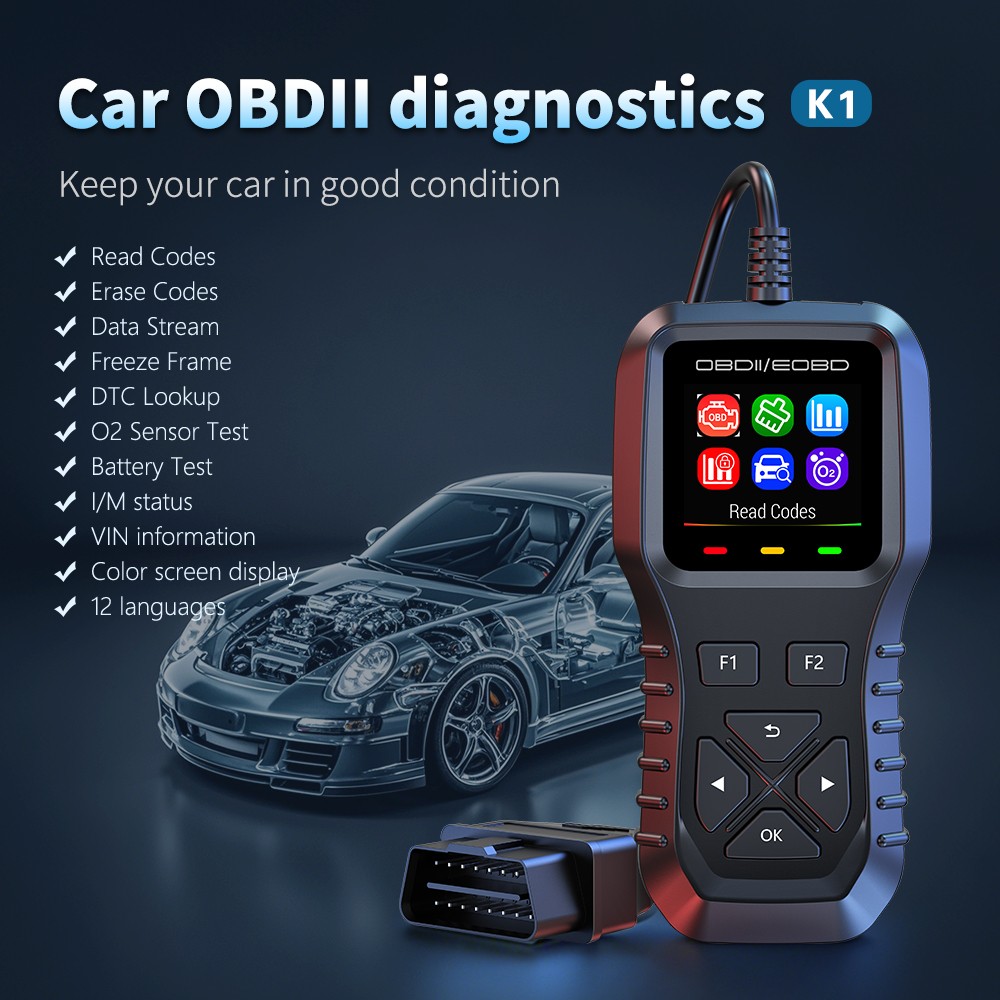 Automotive OBD Code Reader Code Reader Car Diagnostic Instrument Battery Tester