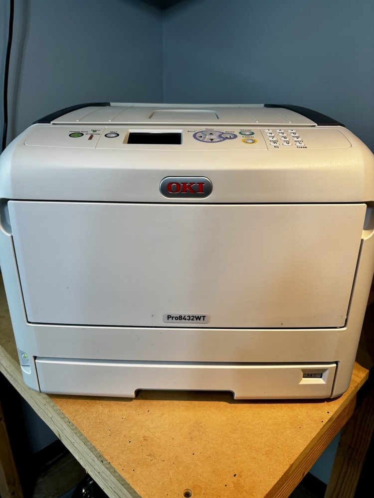 OKI Pro8432WT Digital Heat FX White Toner Printer