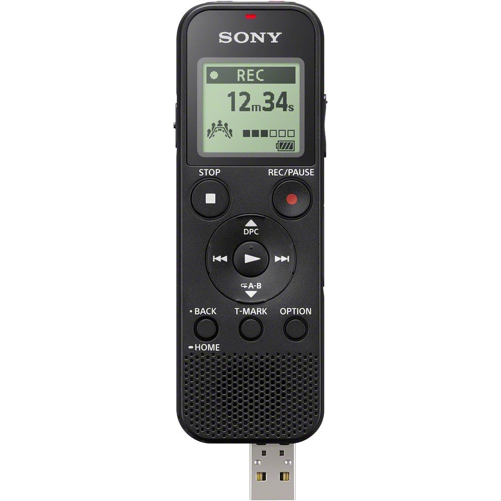 Sony ICD-PX370 Digital Voice Recorder w/ USB + 16GB Memory Card - Basic Kit