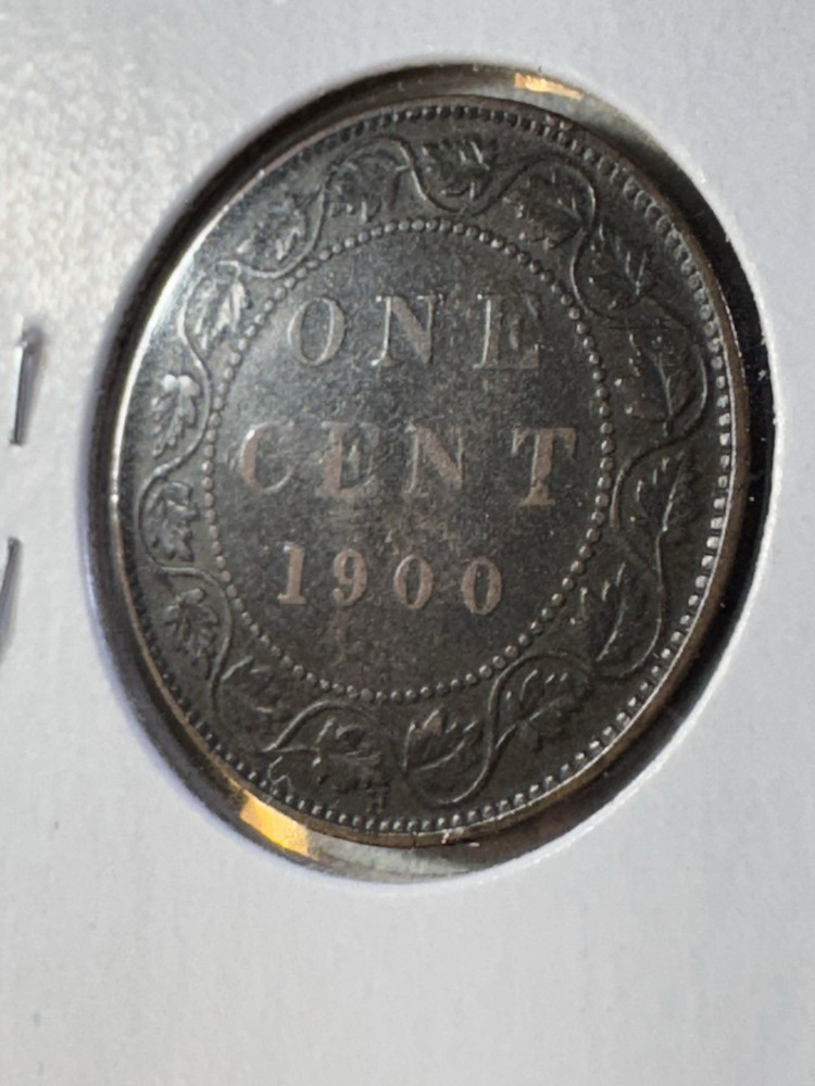 1900-H Canada Large Cent Bronze Coin