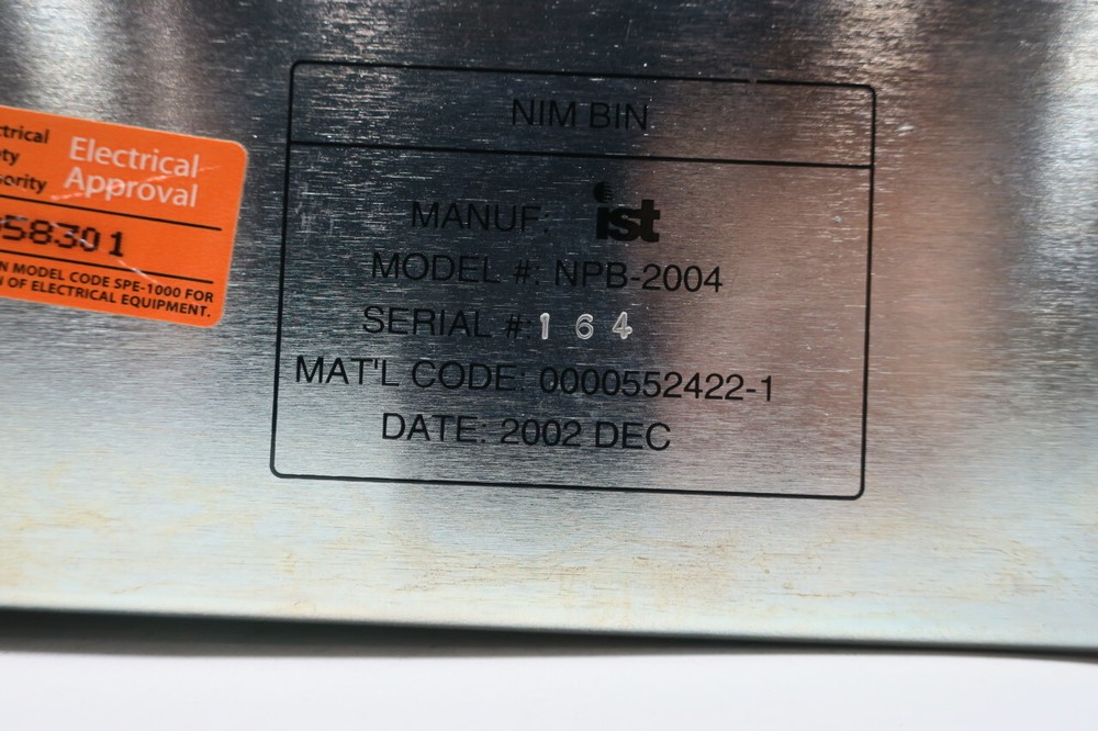 Ist NPB-2004 Rack Panel Chassis Module