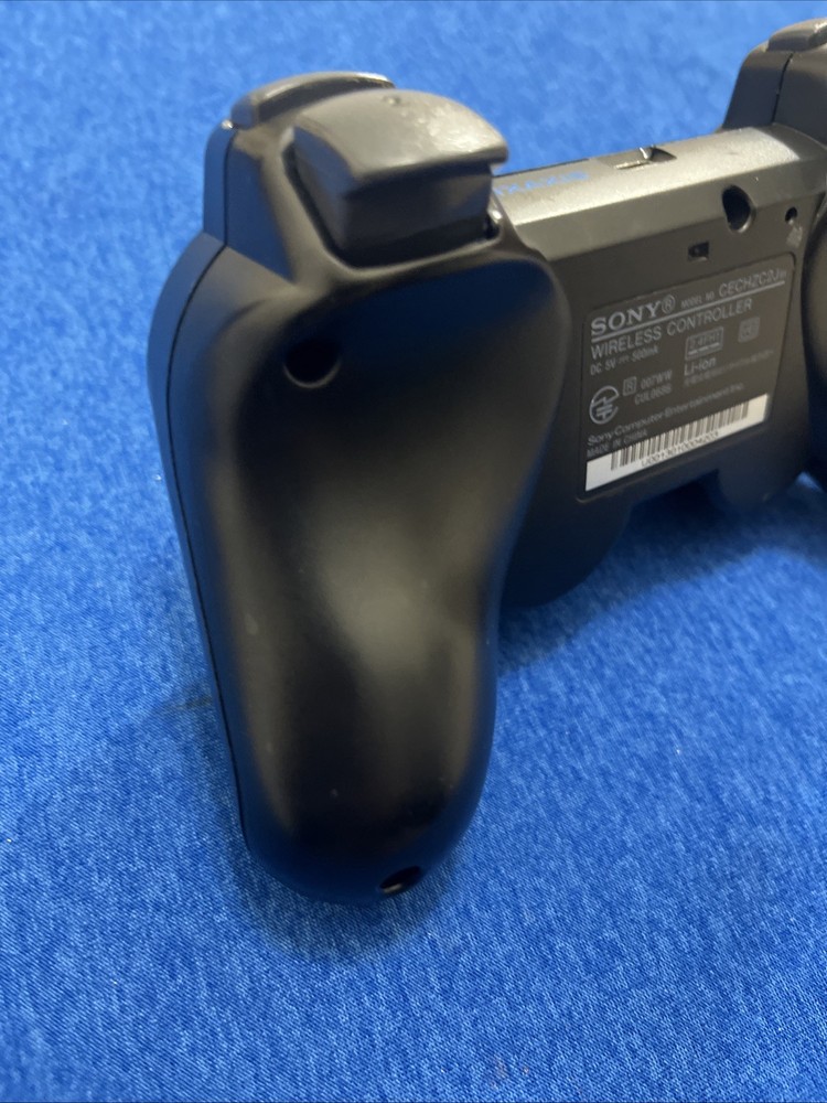 Sony PS3 DualShock 3 Wireless Controller Black OEM Great Condition Tested