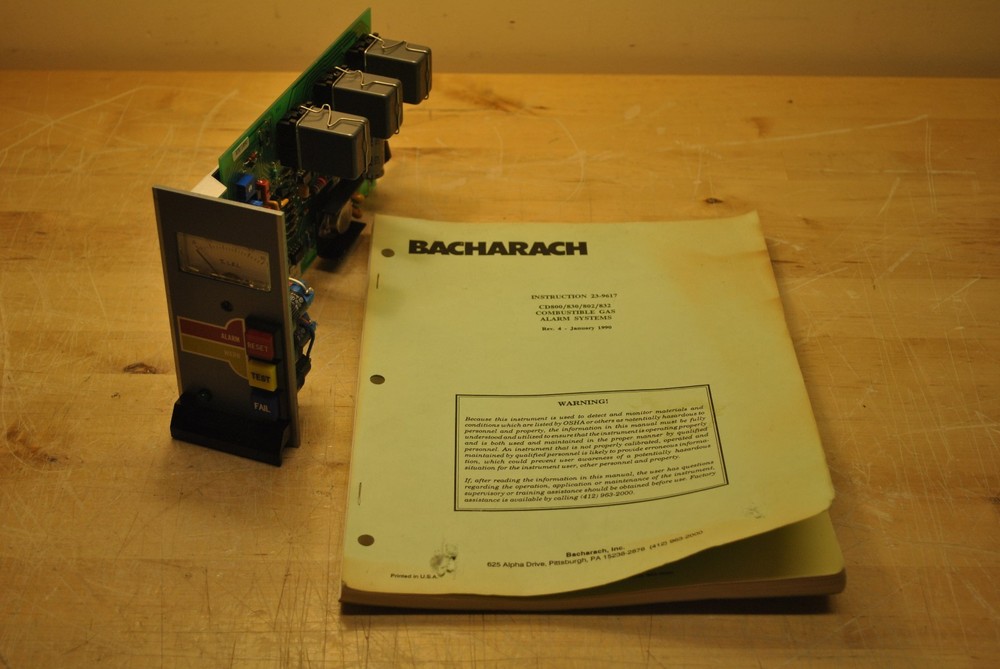 Bacharach CD830 Gas Detector Combustible Control Module CD 830